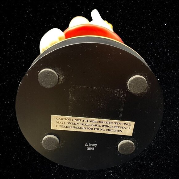 Walt Disney Minnie Mouse Red Polka Dot Dress Bobble Head 9”T 3.25”W - Picture 6 of 7